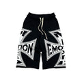 Emotions Never Die Big Graphic Print Sweat Shorts