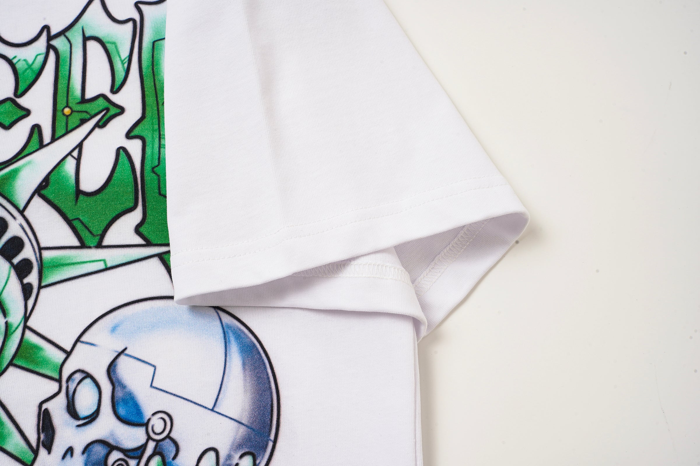 Godspeed Statue Graphic White T‑Shirt