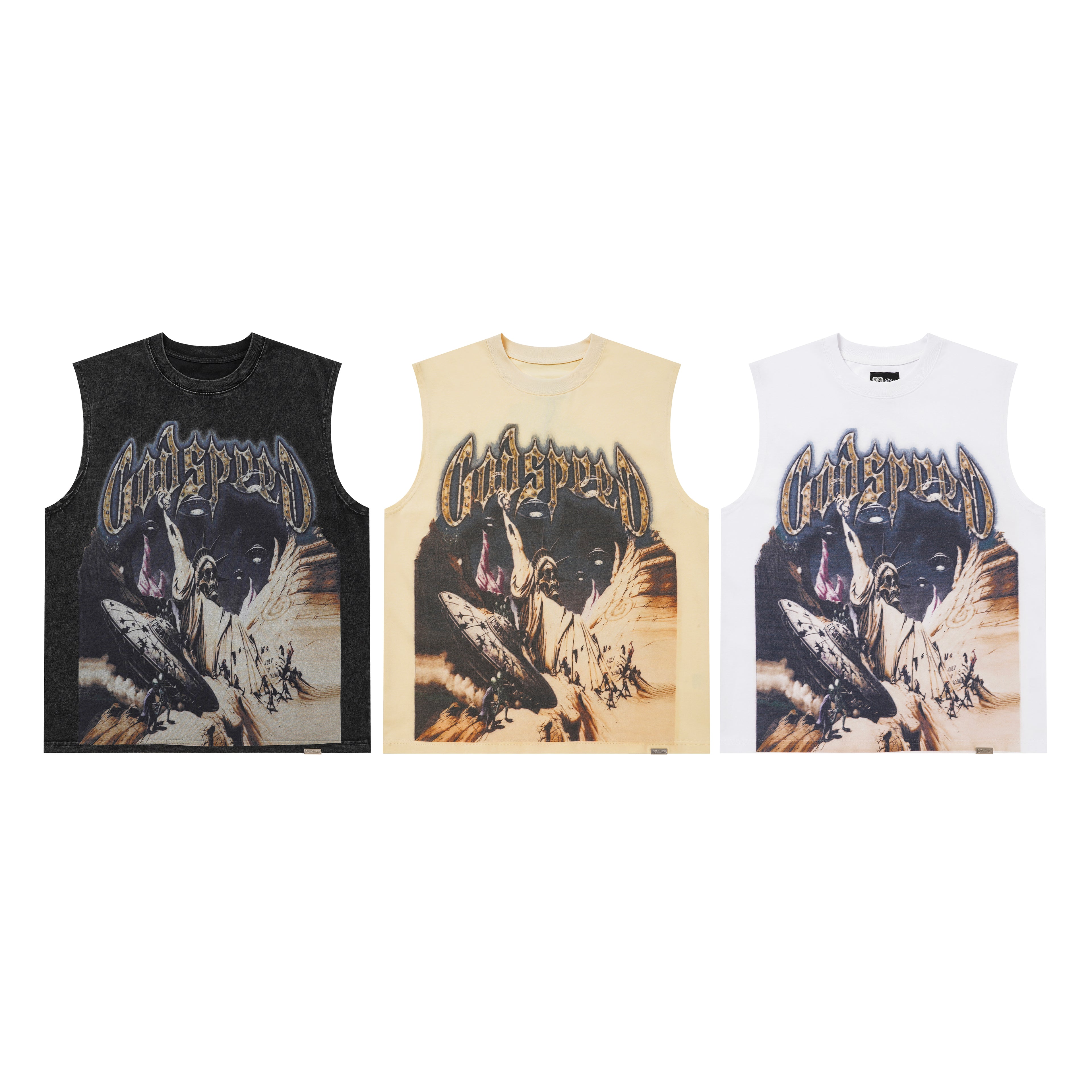 Godspeed Eagle Graphic 3‑Color Tank Top