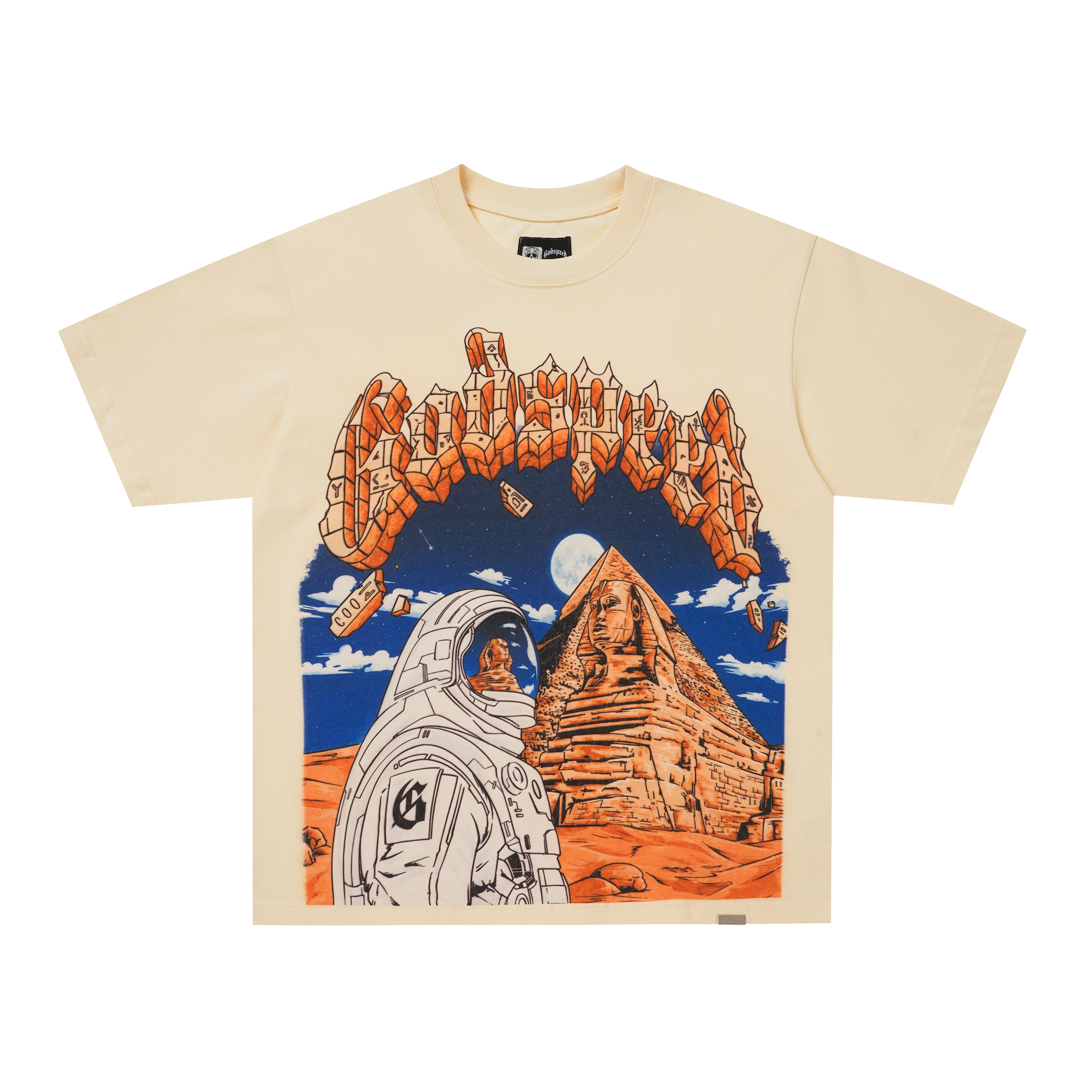 Godspeed Mountain Graphic Cream T‑Shirt