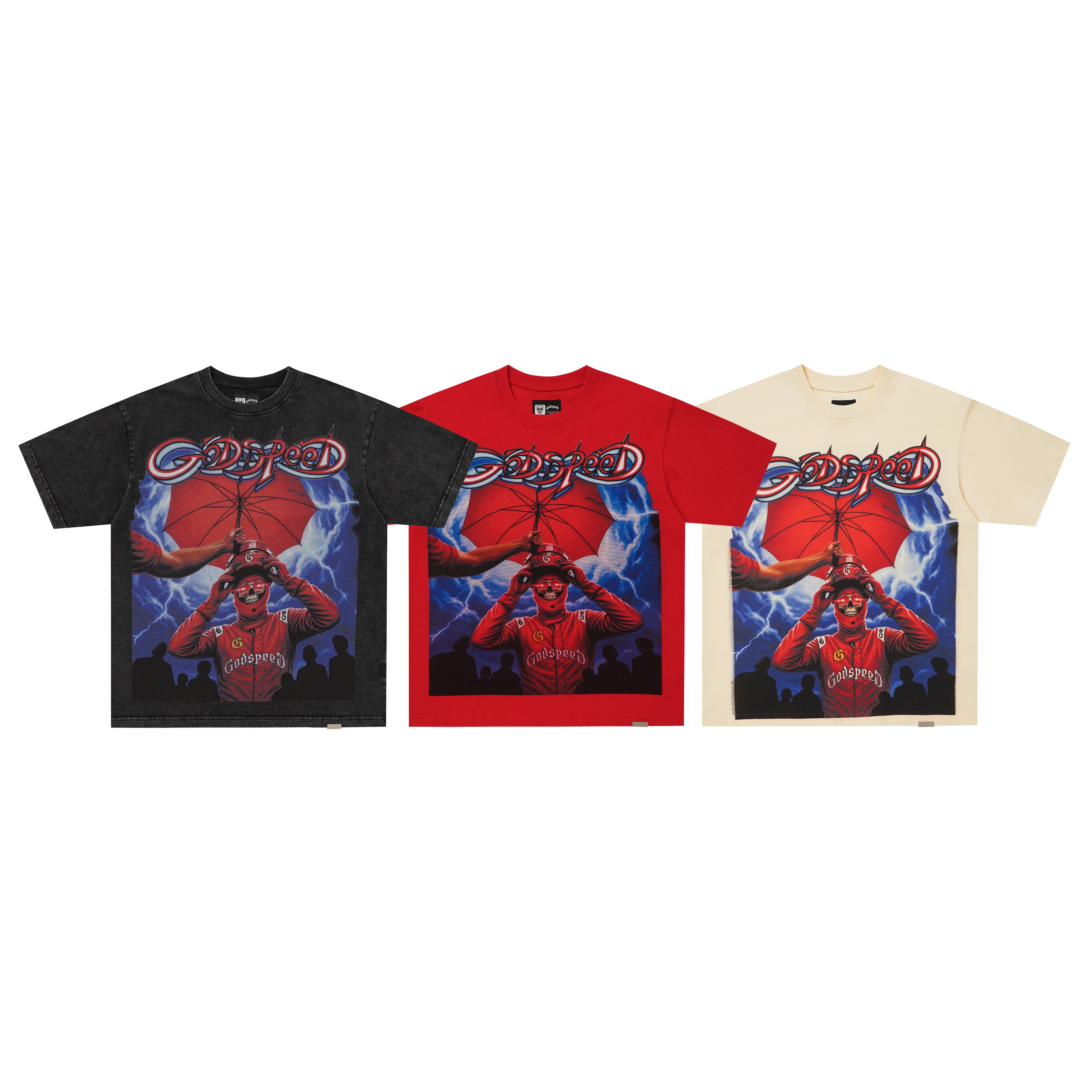 Godspeed Retro Figure Graphic Short‑Sleeve T‑Shirt