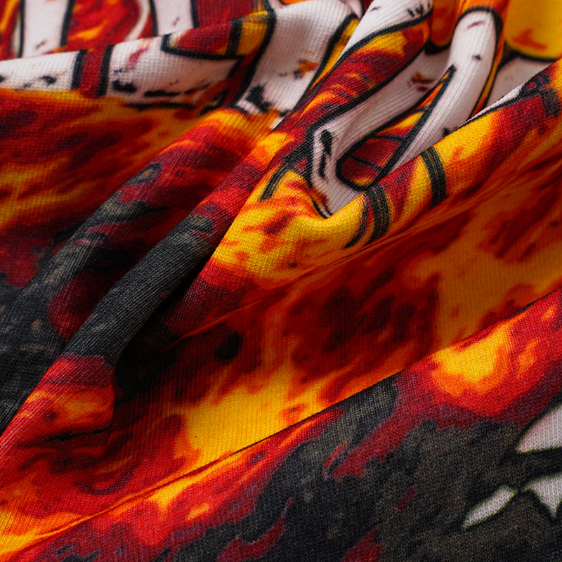 Godspeed Hollywood Flame Print T‑Shirt