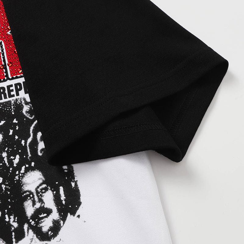 Life Hustlers Ringer Portrait Graphic Tee