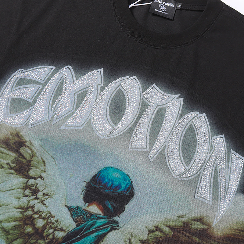 MIXED EMOTION Angel Archer Graphic 2‑Color T‑Shirt