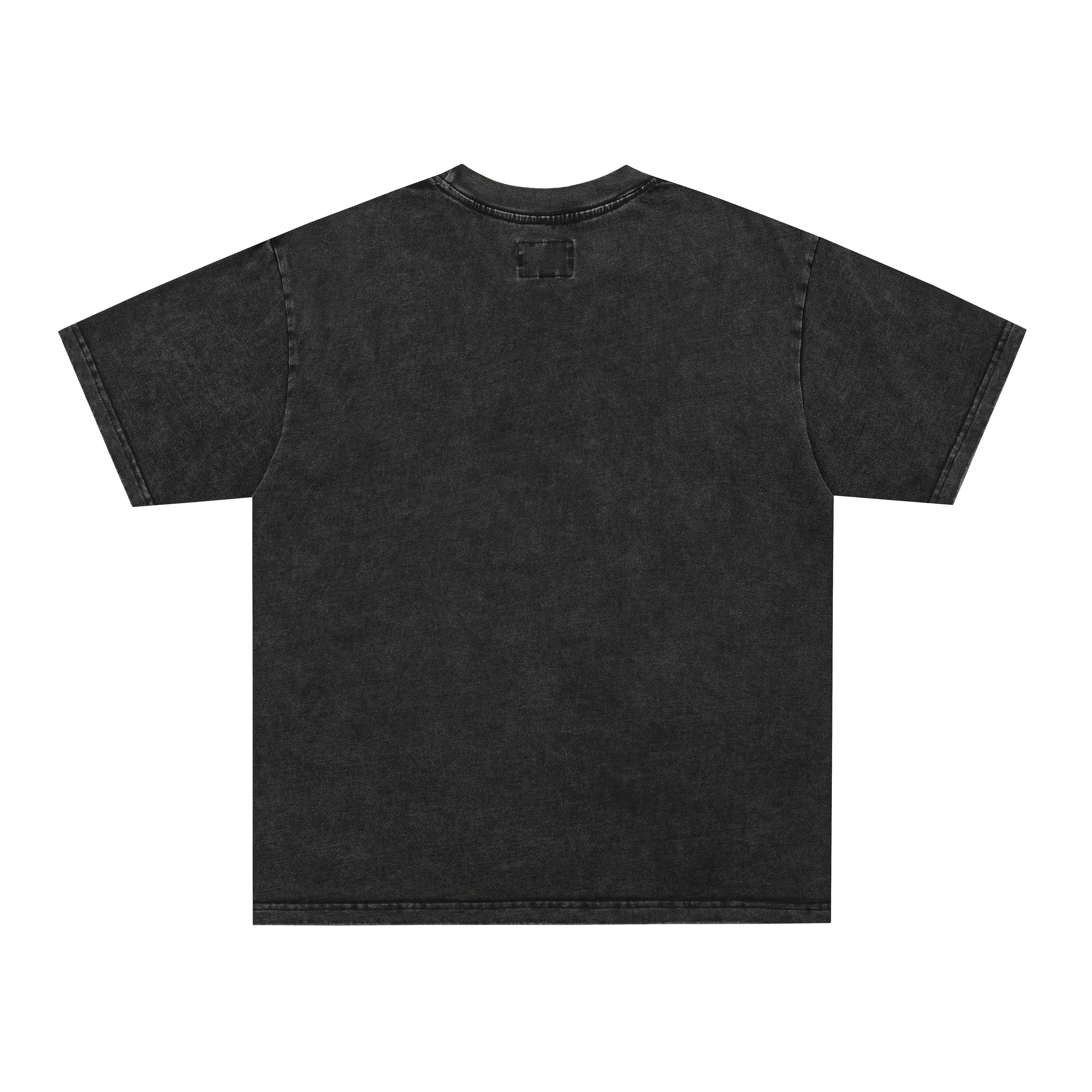 Godspeed Blue Skull Graphic Black T‑Shirt
