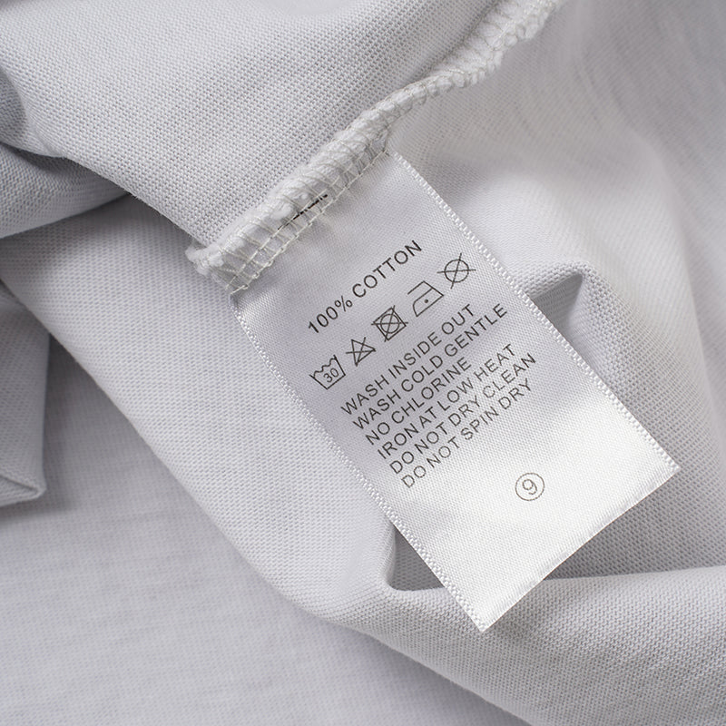 MIXED EMOTION Angel Portrait Washed Grey T‑Shirt