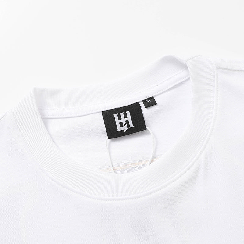 Life Hustlers Skeleton Graphic White Tee