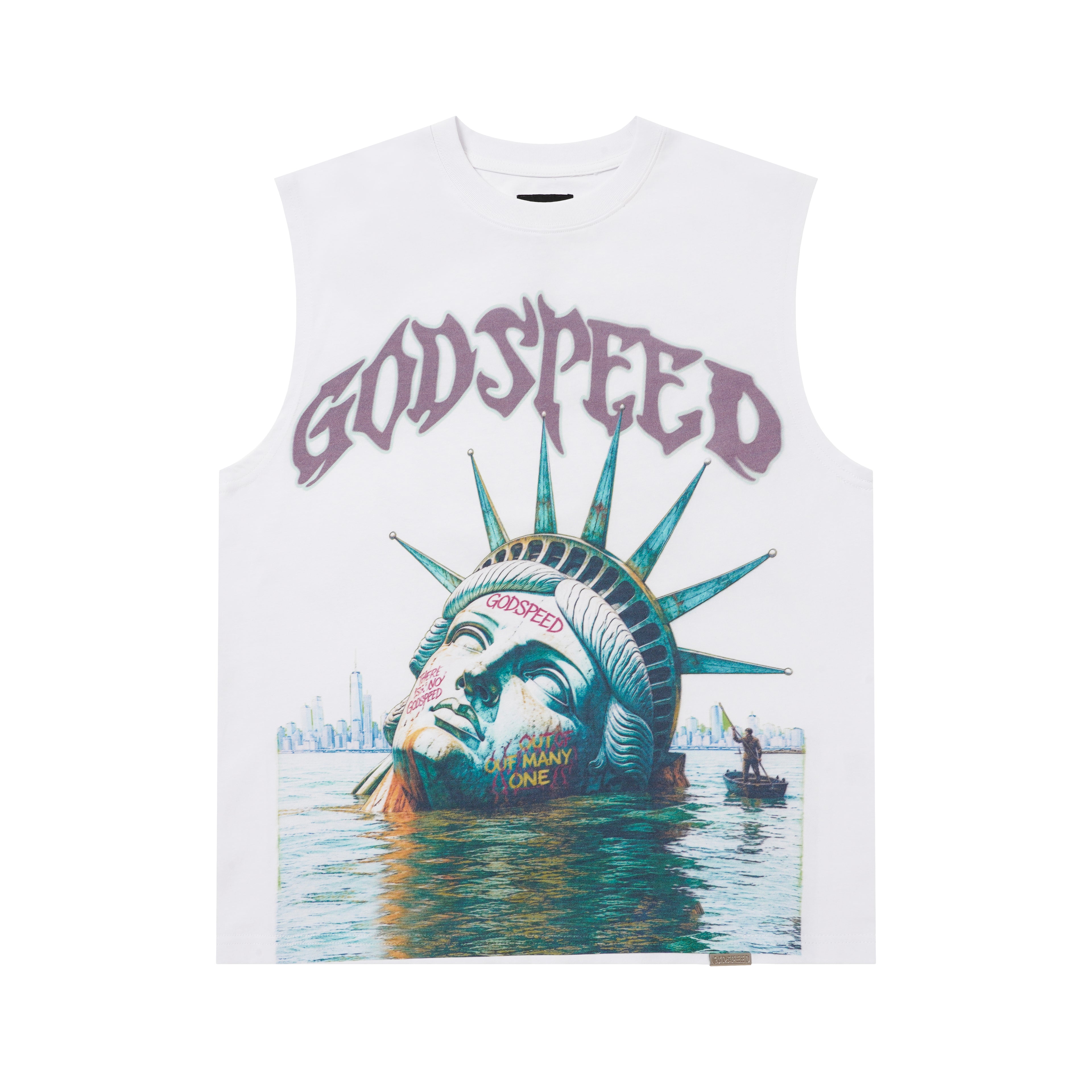 Godspeed Statue of Liberty Print 2‑Pack Tank Tops