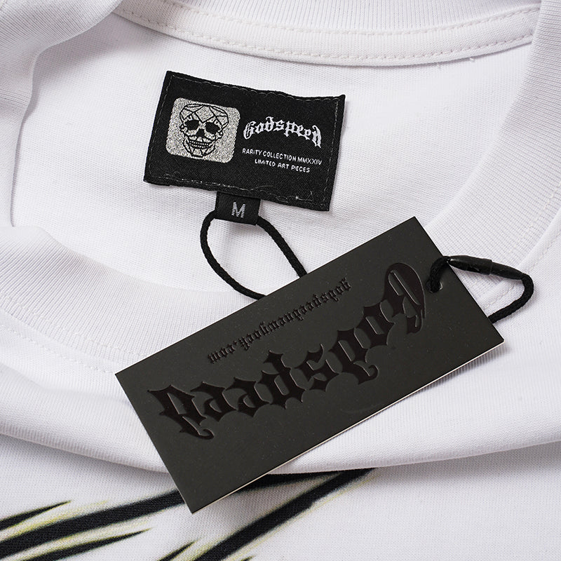 Godspeed Egyptian Skull Graphic T‑Shirt