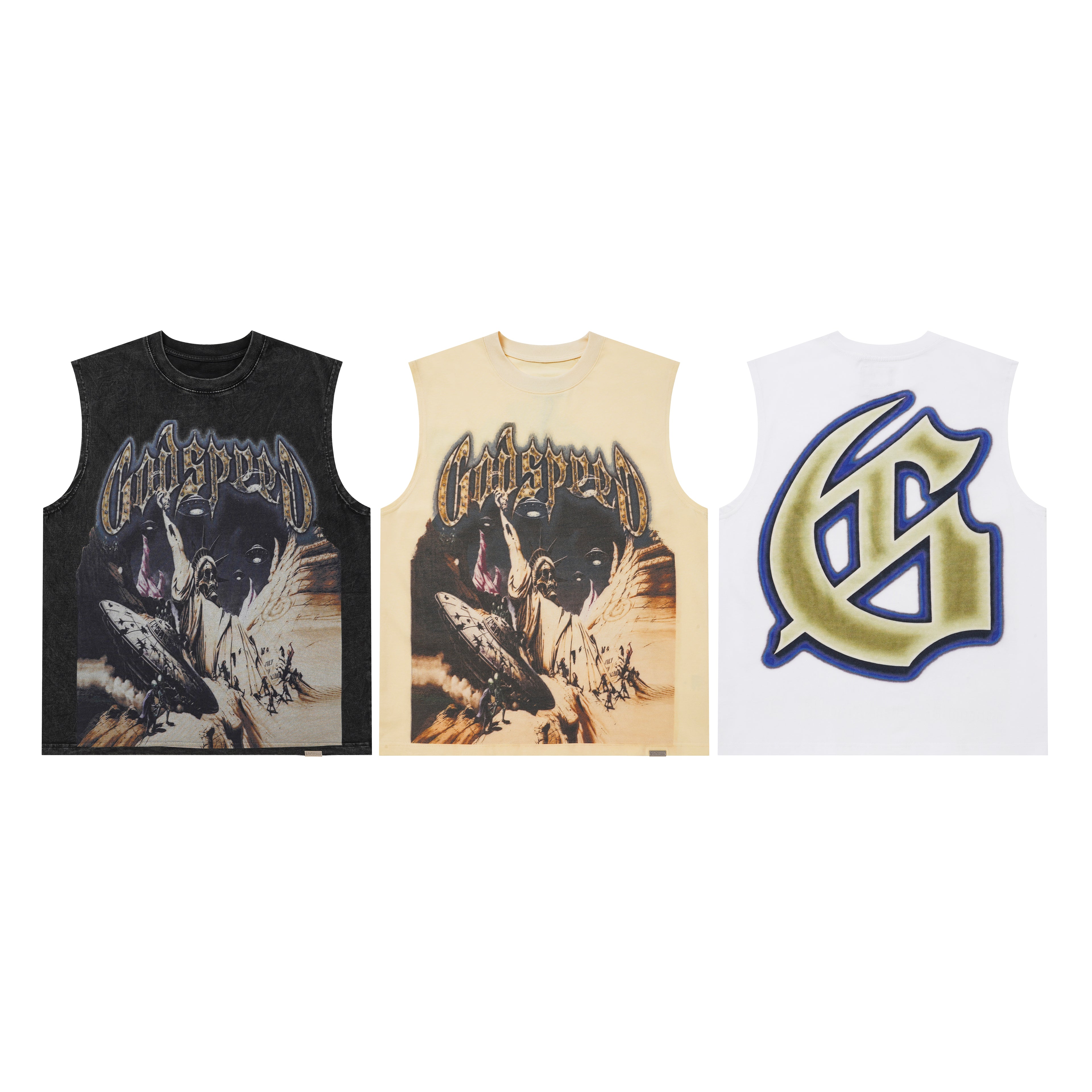 Godspeed Eagle Graphic 3‑Color Tank Top