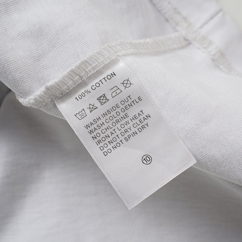 MIXED EMOTION Eagle Print Washed‑Grey T‑Shirt