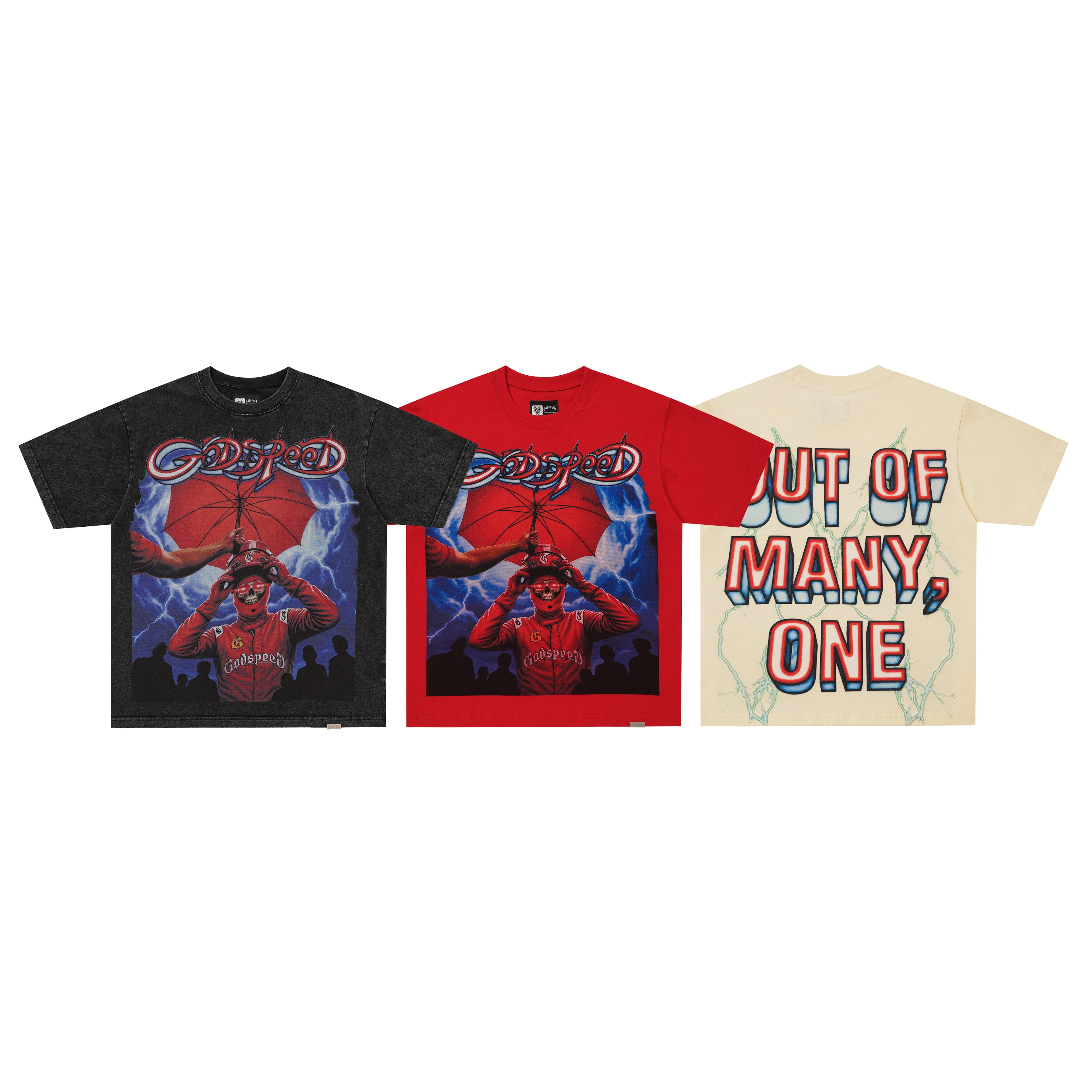 Godspeed Retro Figure Graphic Short‑Sleeve T‑Shirt