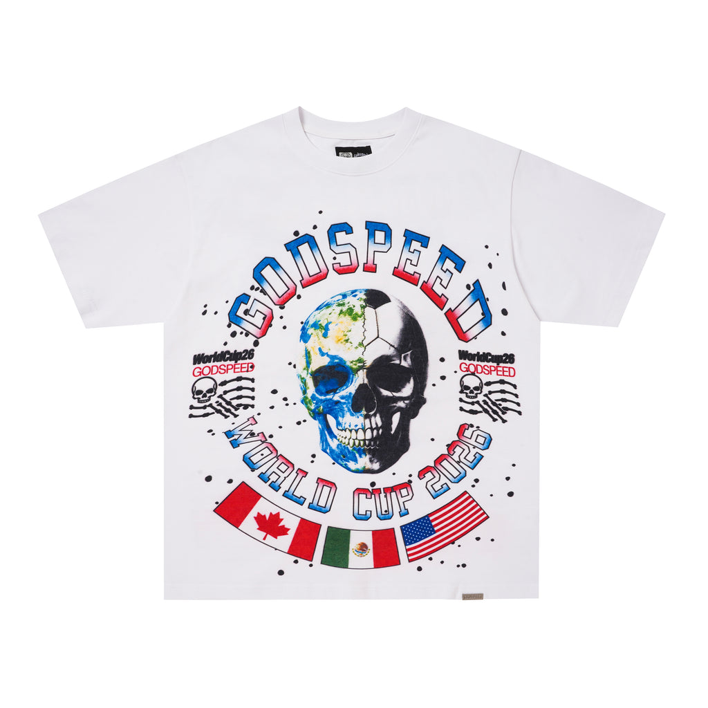 Godspeed Colour‑Skull Graphic T‑Shirt