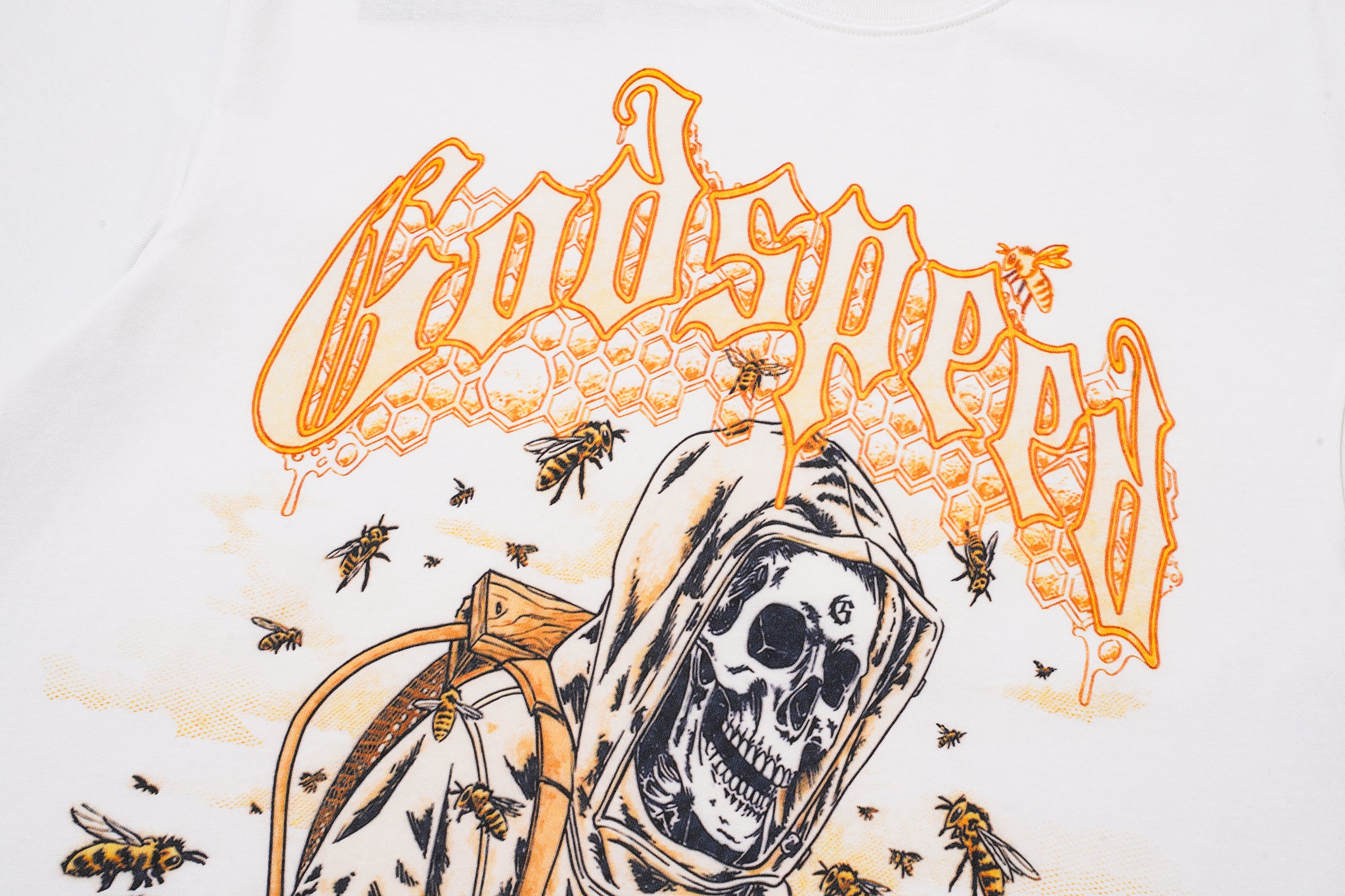 Godspeed Tiger Graphic White T‑Shirt