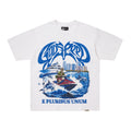 Godspeed Blue Graphic White T‑Shirt