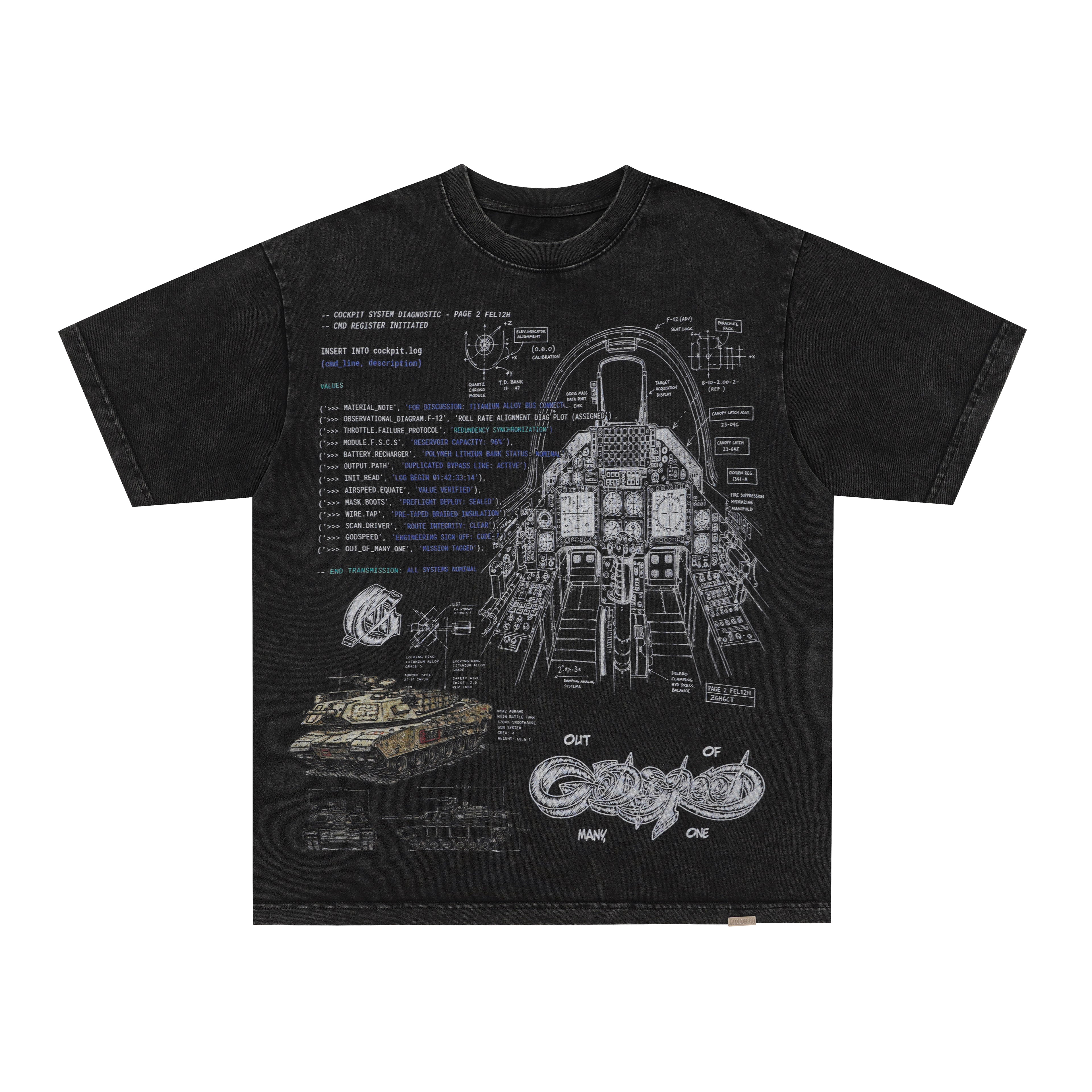 Godspeed Black Vintage‑Sketch Graphic T‑Shirt