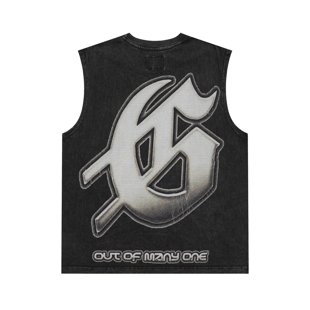 Godspeed Statue‑of‑Liberty Printed Sleeveless Tank Top