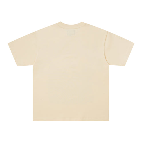 Godspeed Blue Skull Graphic Cream T‑Shirt