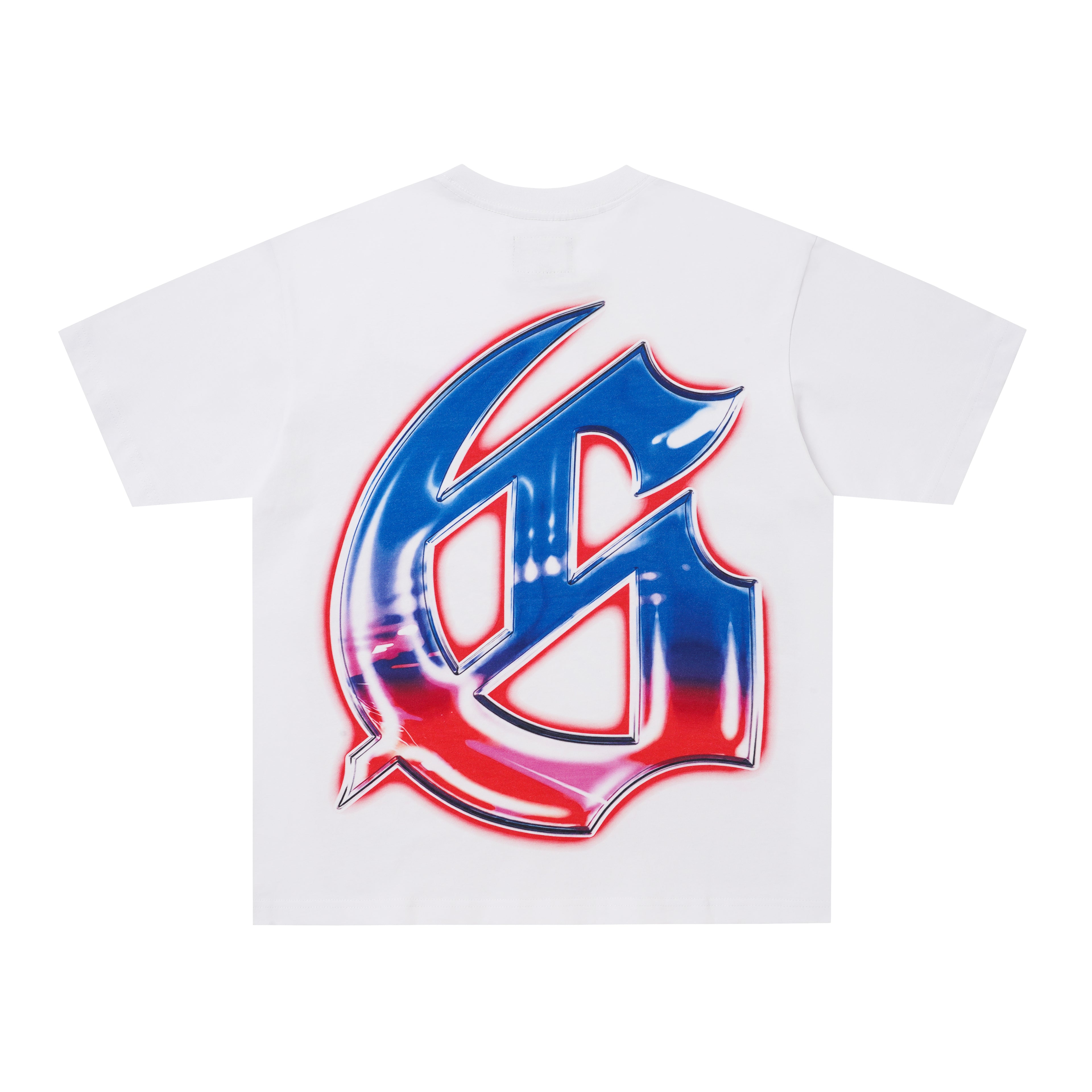 Godspeed White Retro Sky‑Landscape Graphic T‑Shirt