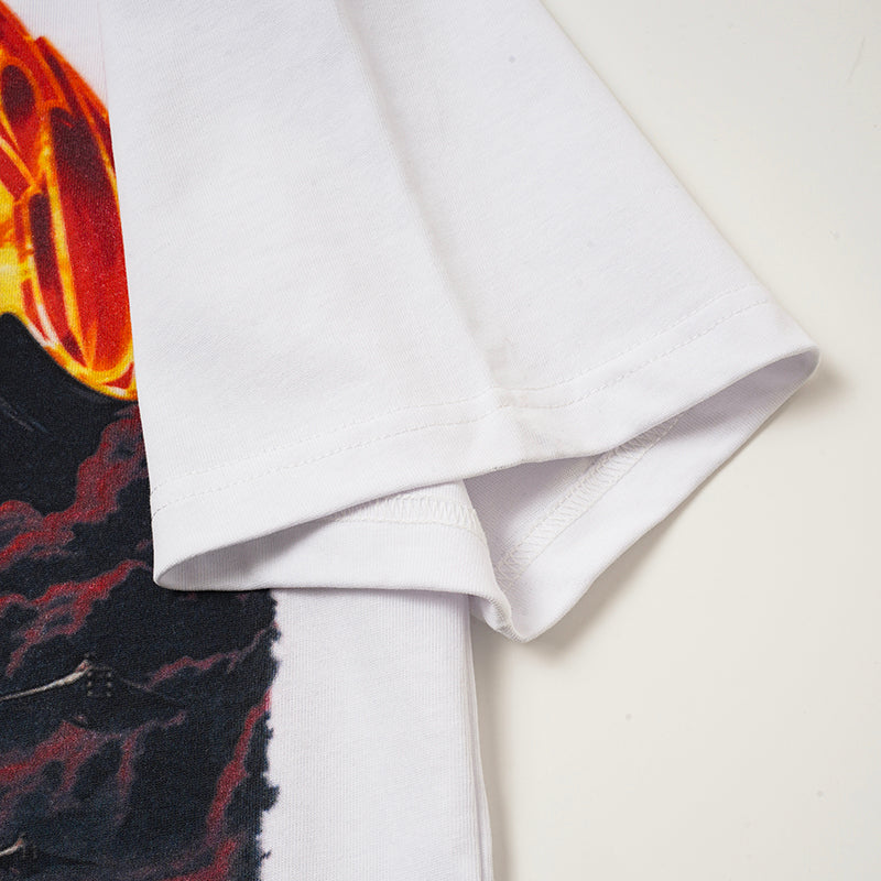 Godspeed Flame Skull Graphic T‑Shirt