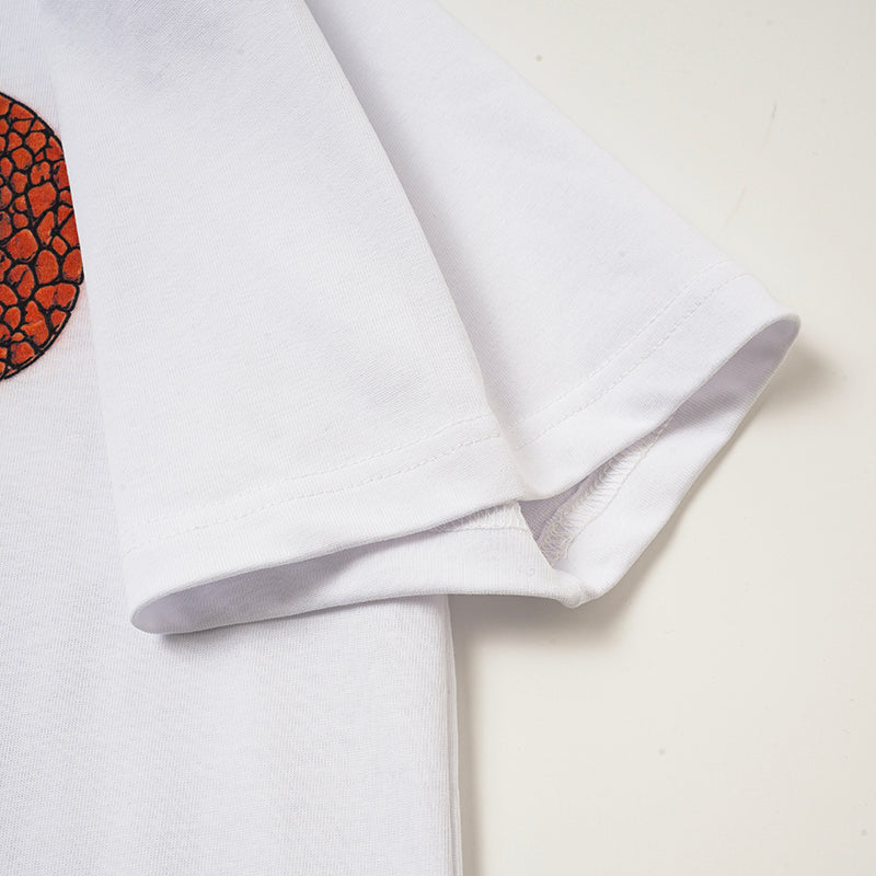 Godspeed White Snake Skull Graphic T‑Shirt