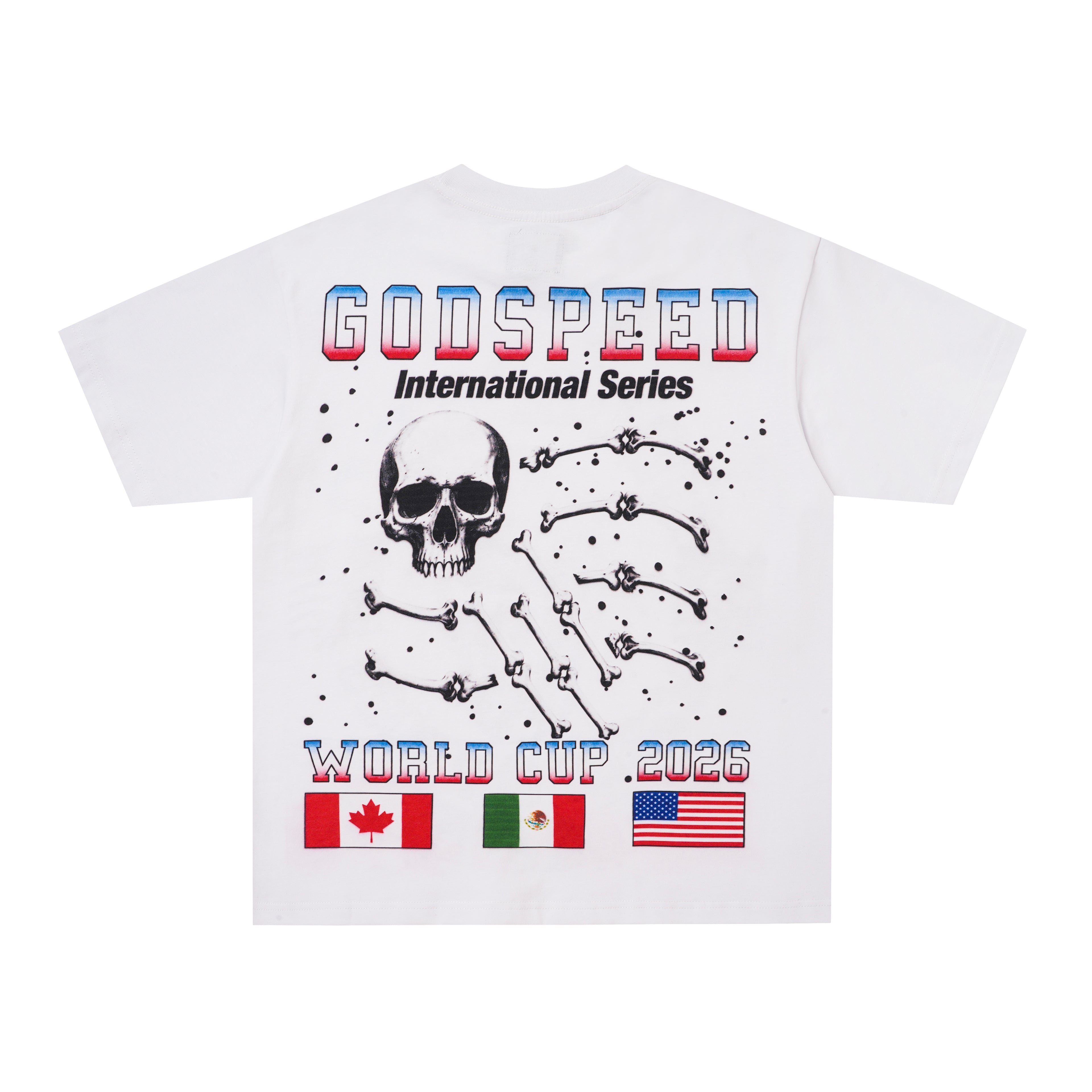 Godspeed Colour‑Skull Graphic T‑Shirt
