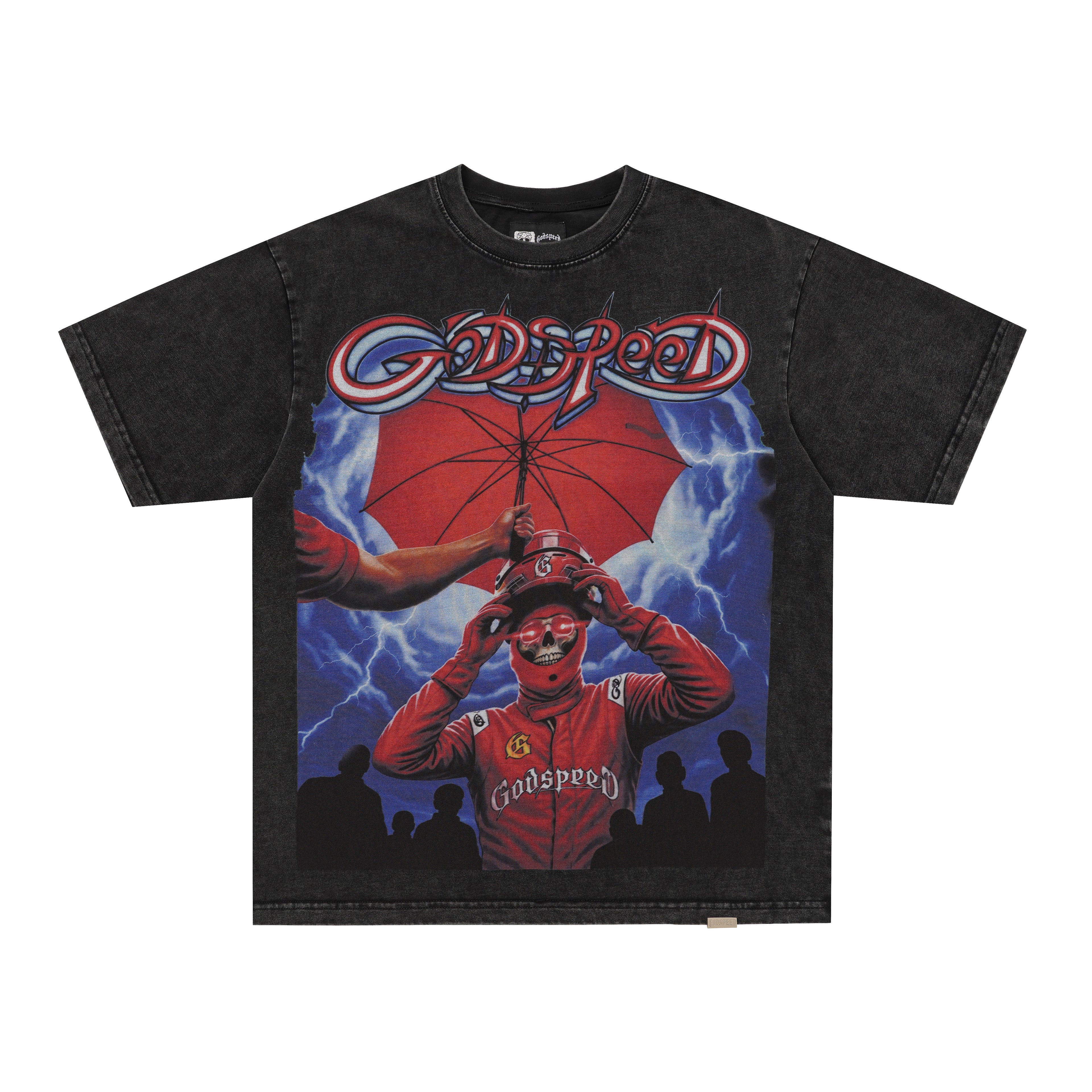 Godspeed Retro Figure Graphic Short‑Sleeve T‑Shirt
