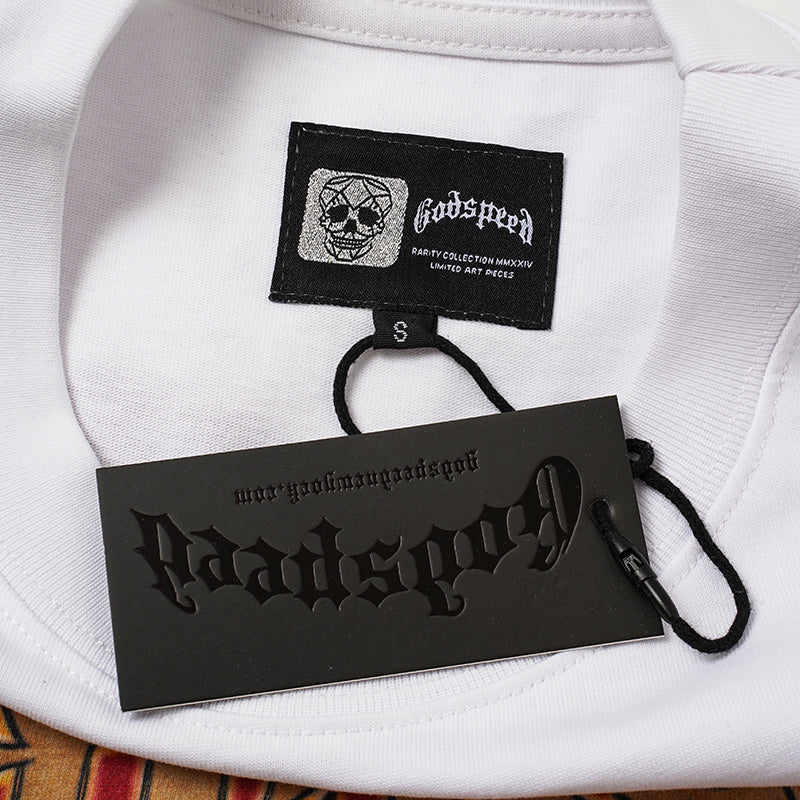 Godspeed Retro Car Scenery Graphic T‑Shirt
