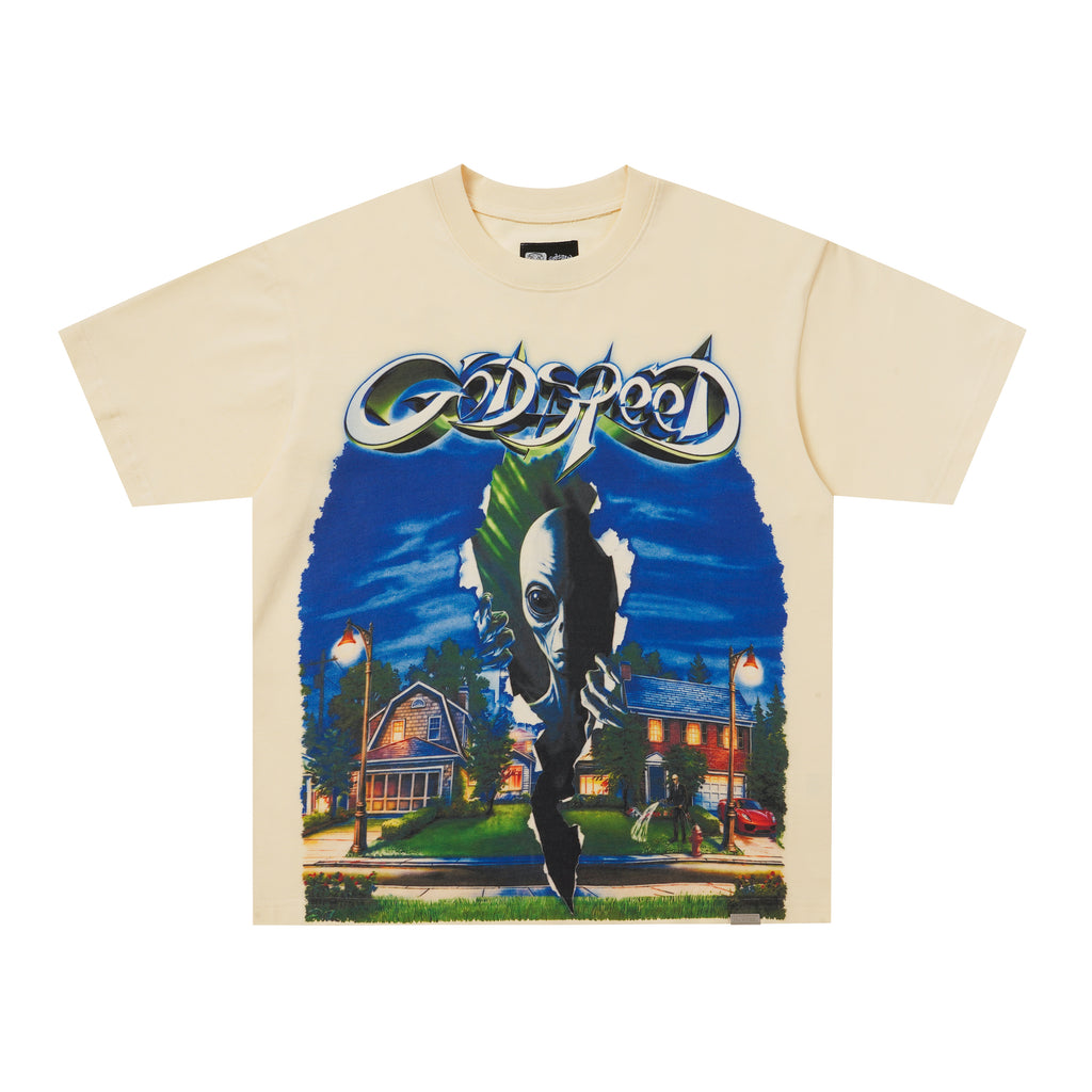 Godspeed Out Of Many One Cream Graphic T‑Shirt