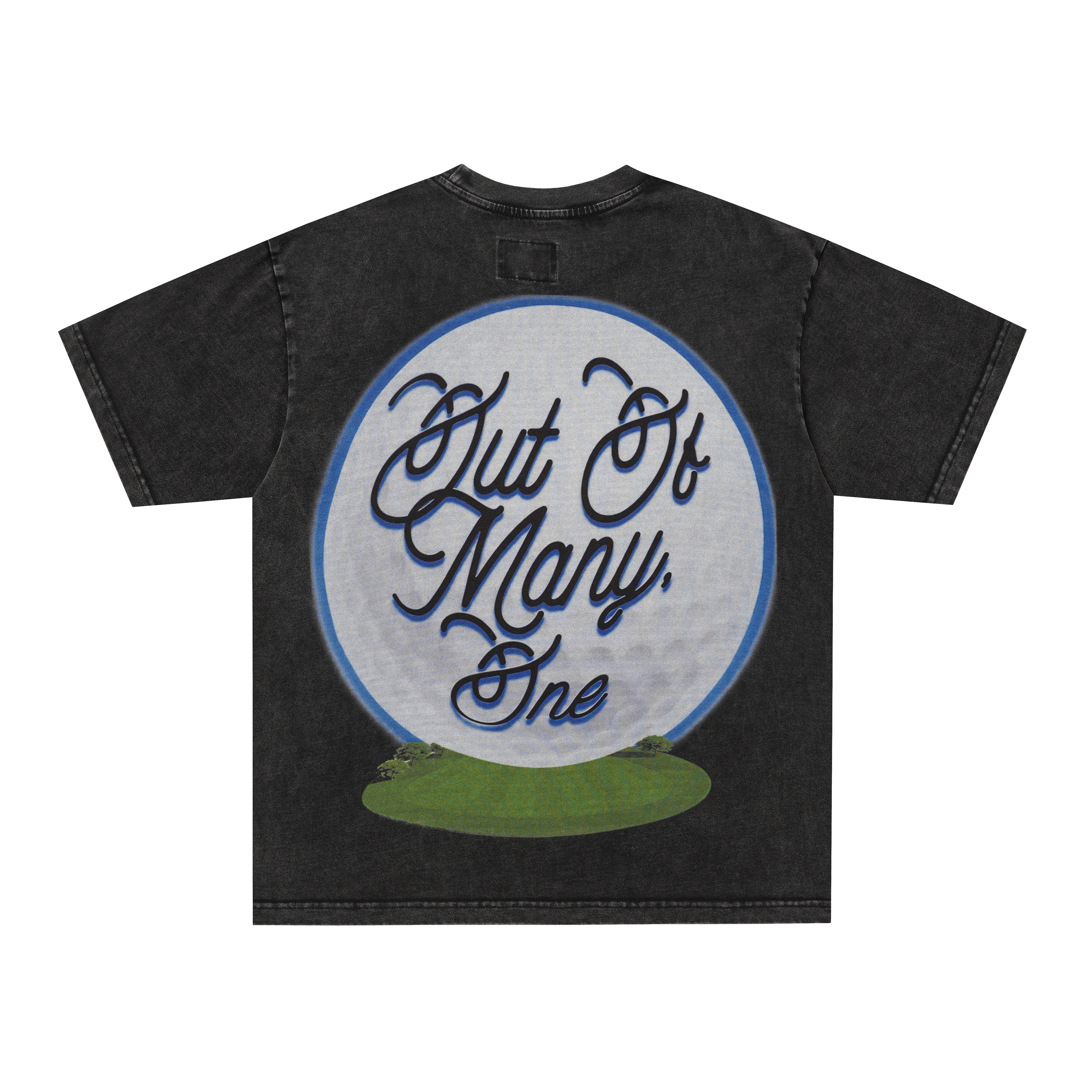 Godspeed Mountain Landscape Vintage Wash T‑Shirt