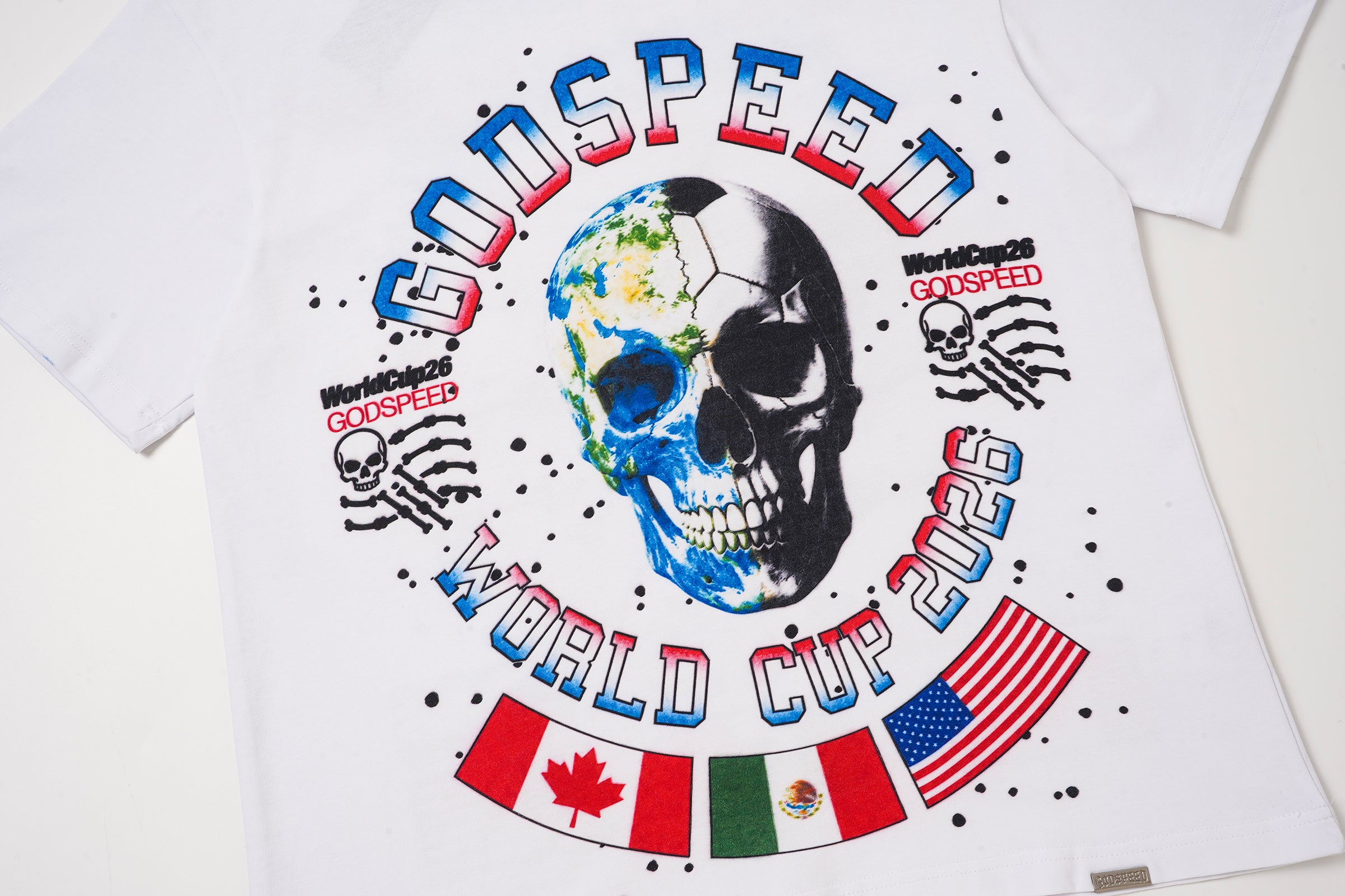 Godspeed Colour‑Skull Graphic T‑Shirt