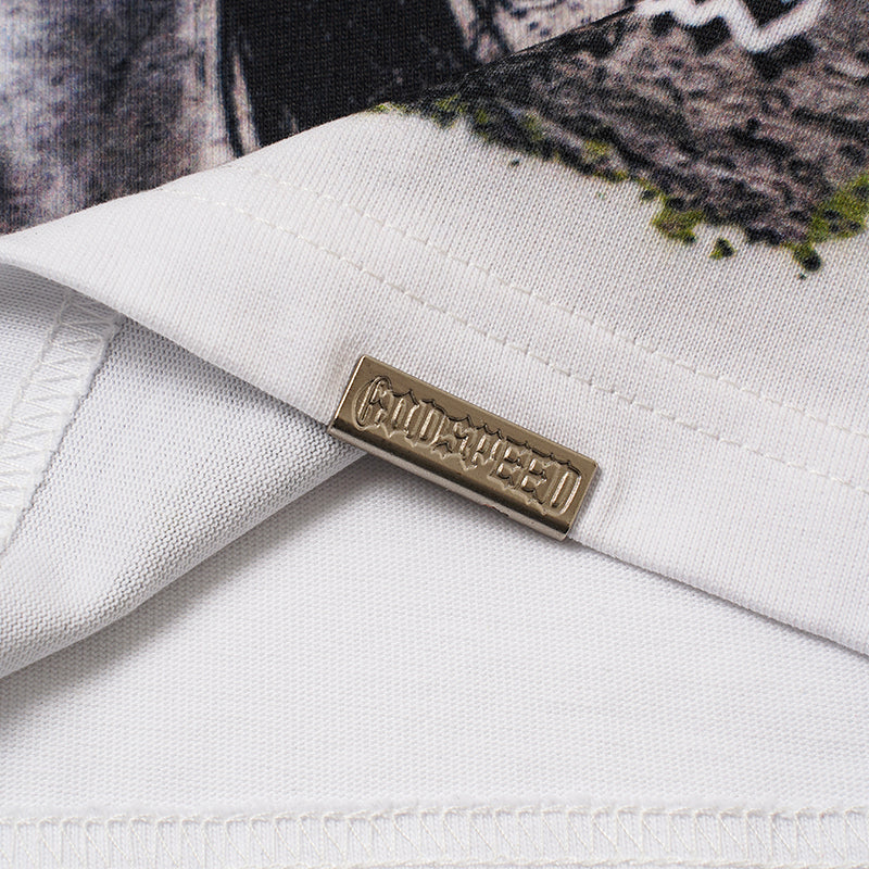 Godspeed Horse Graphic Vintage T‑Shirt