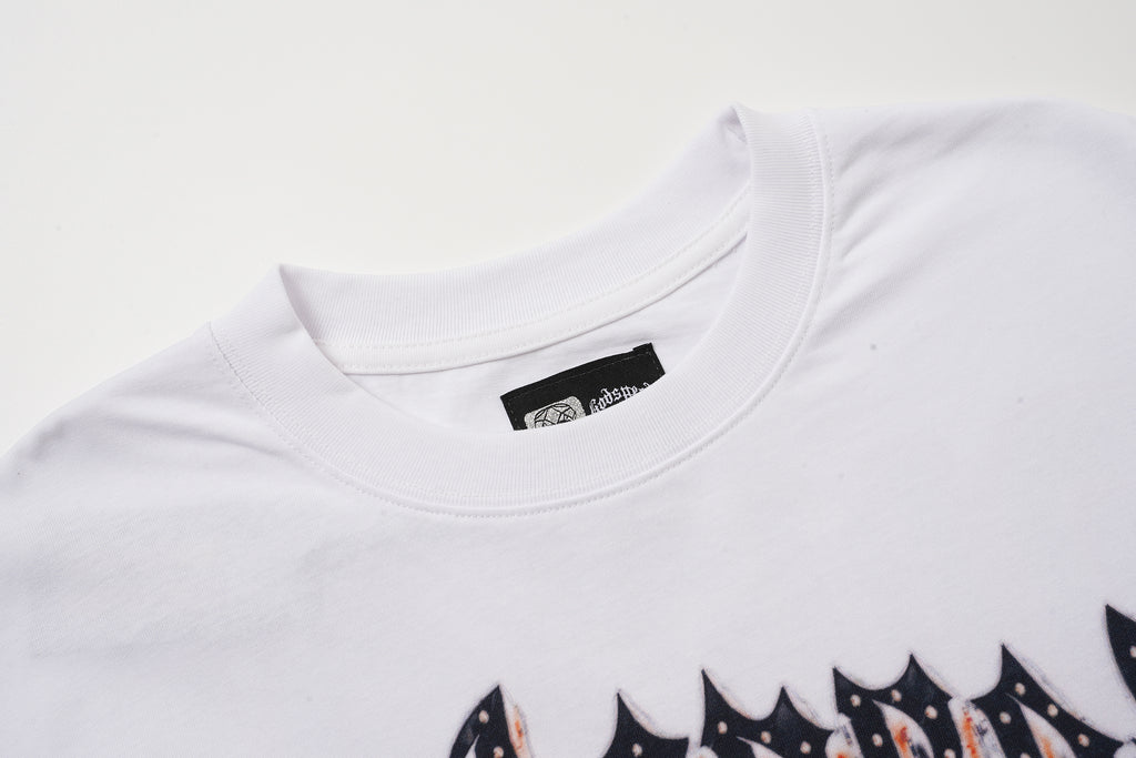 Godspeed Skull Graphic White Tank Top