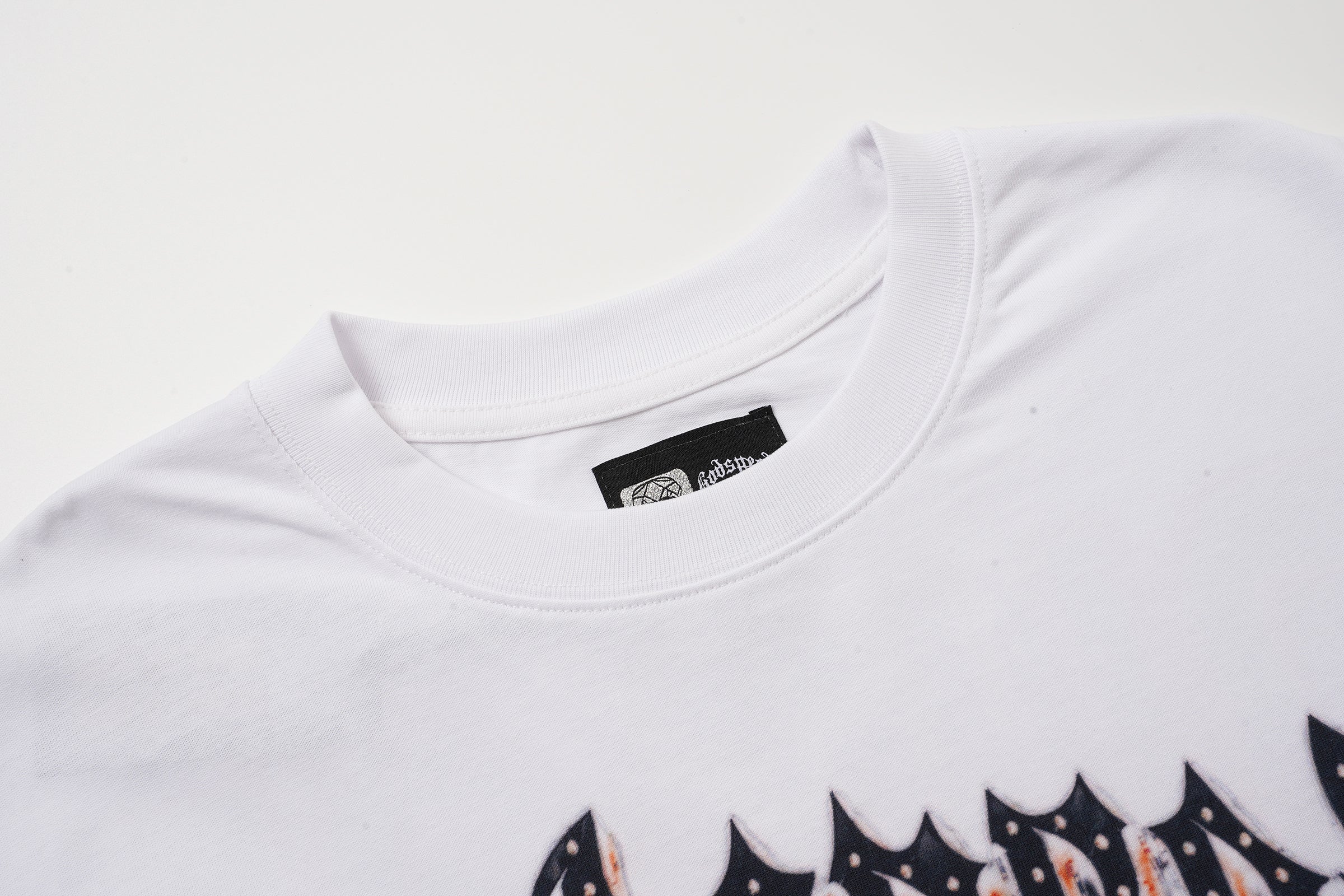 Godspeed Skull Graphic White Tank Top