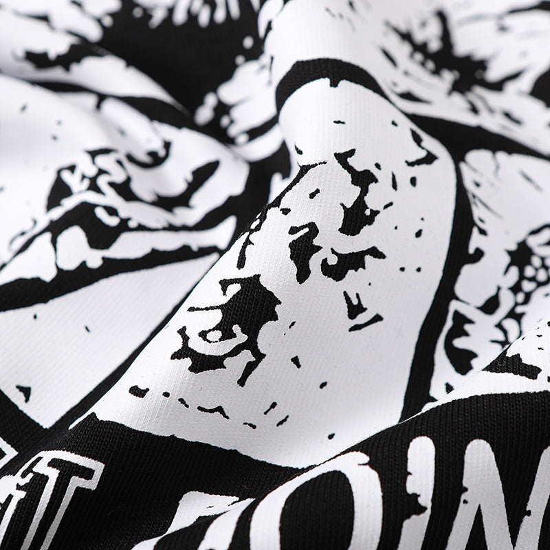 Life Hustlers Jesus Graphic Black Tee