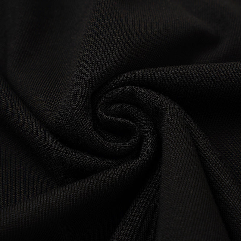 MIXED EMOTION Double‑Sided Graphic Black T‑Shirt