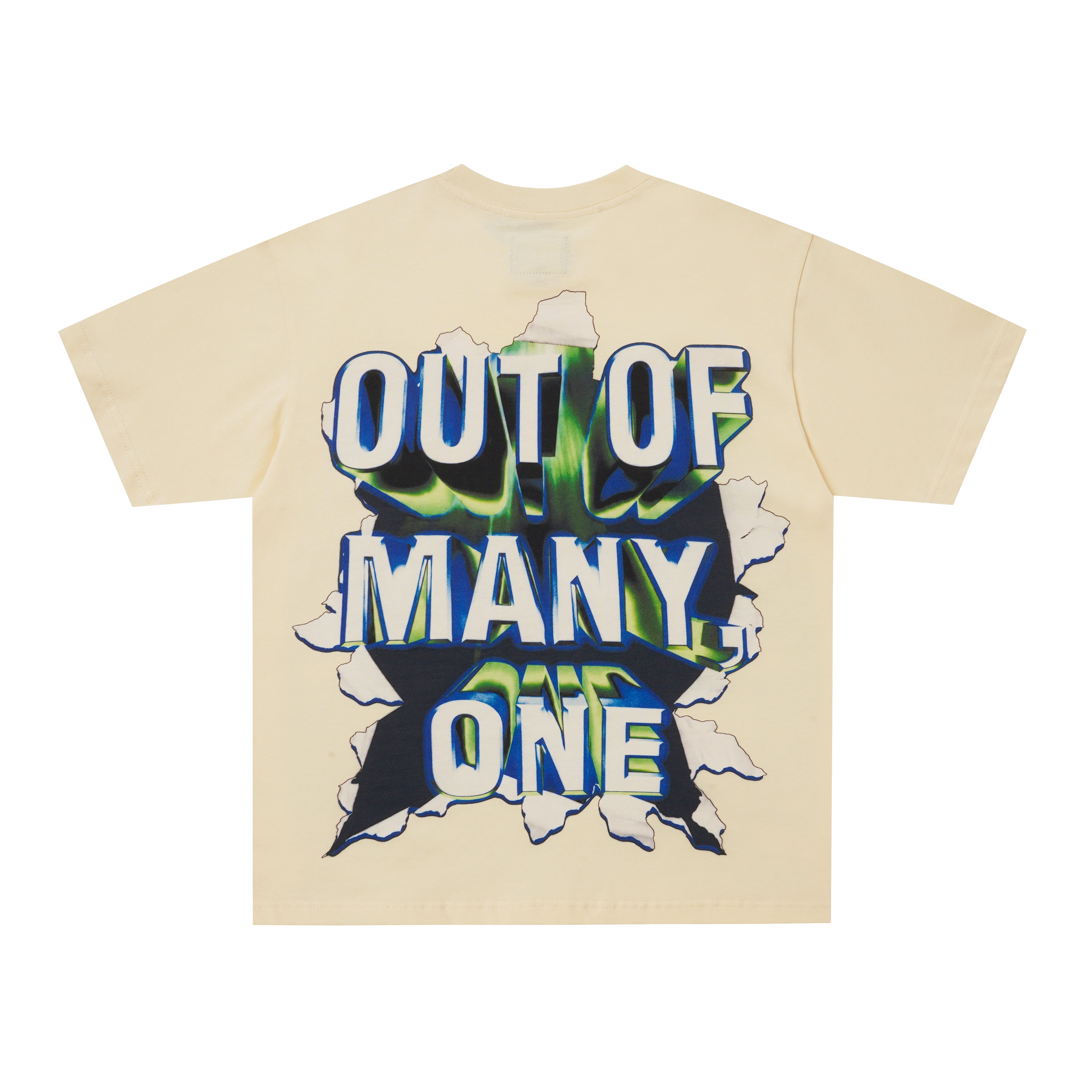 Godspeed Out Of Many One Cream Graphic T‑Shirt