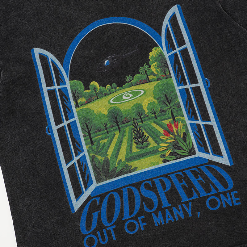 Godspeed Landscape Helicopter Graphic T‑Shirt