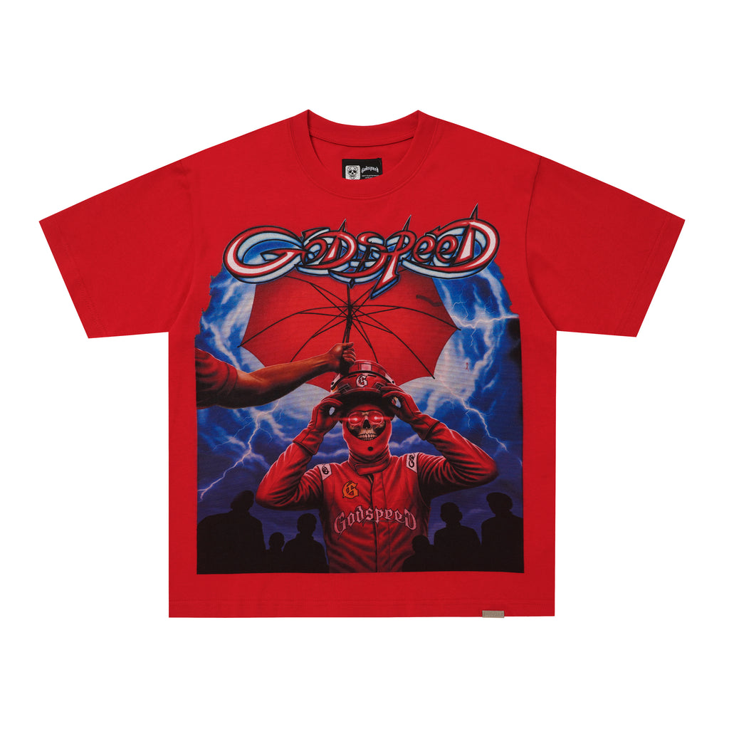 Godspeed Retro Figure Graphic Short‑Sleeve T‑Shirt
