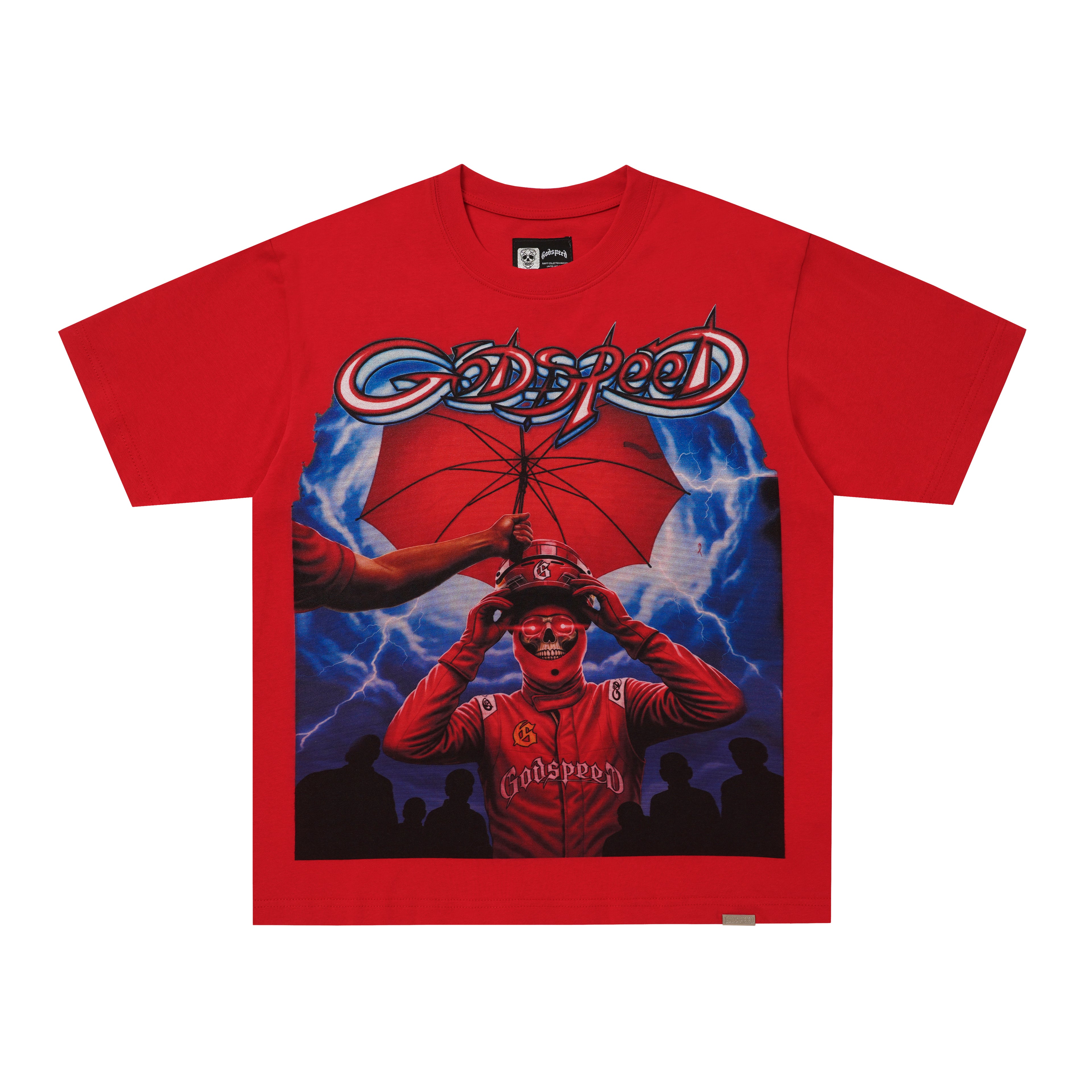 Godspeed Retro Figure Graphic Short‑Sleeve T‑Shirt