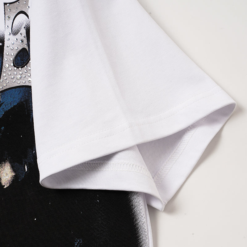 Life Hustlers Witch Graphic White T‑Shirt