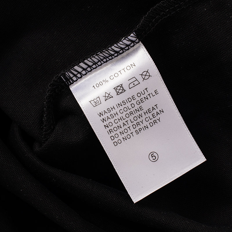 MIXED EMOTION Astronaut Rhinestone Black T‑Shirt
