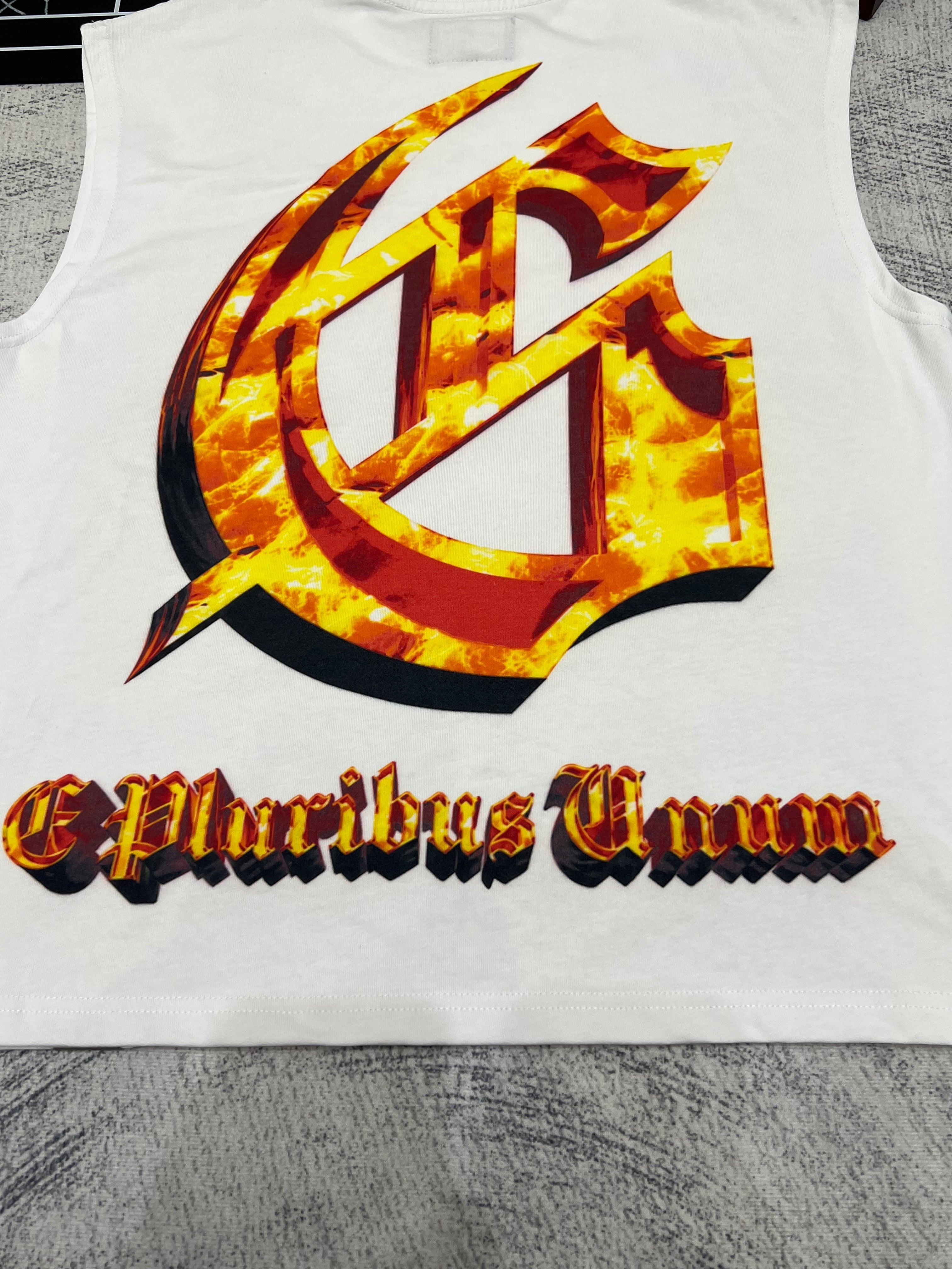 Godspeed Skull Flame Graphic Tank Top