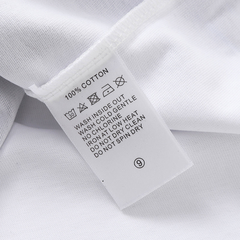 Life Hustlers Blue Cupid Graphic White Tee