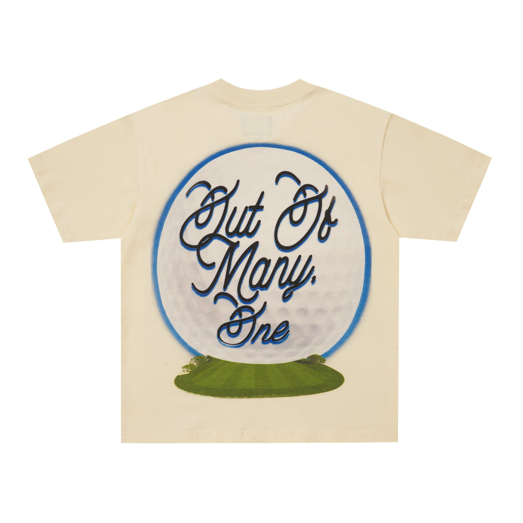 Godspeed Golf Skull Cream Graphic T‑Shirt