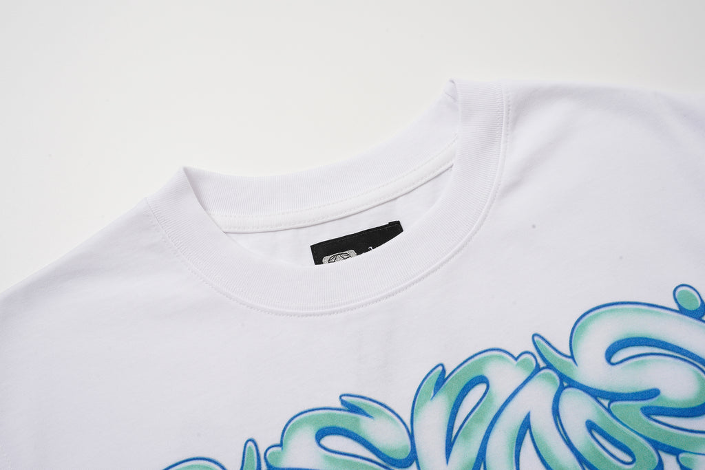 Godspeed Skull‑Statue Graphic White Tank Top