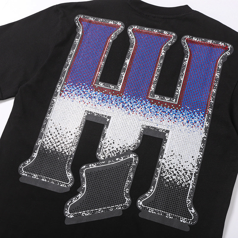 Life Hustlers Portrait Graphic Black Tee