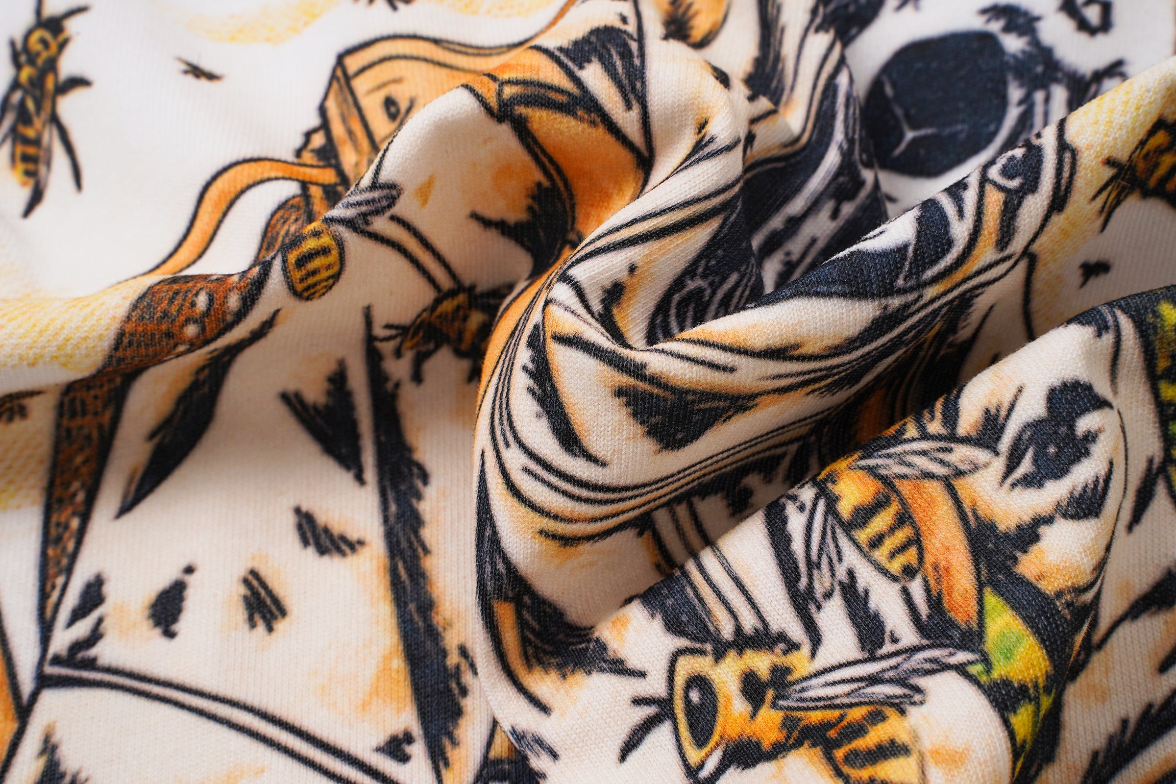 Godspeed Tiger Graphic White T‑Shirt