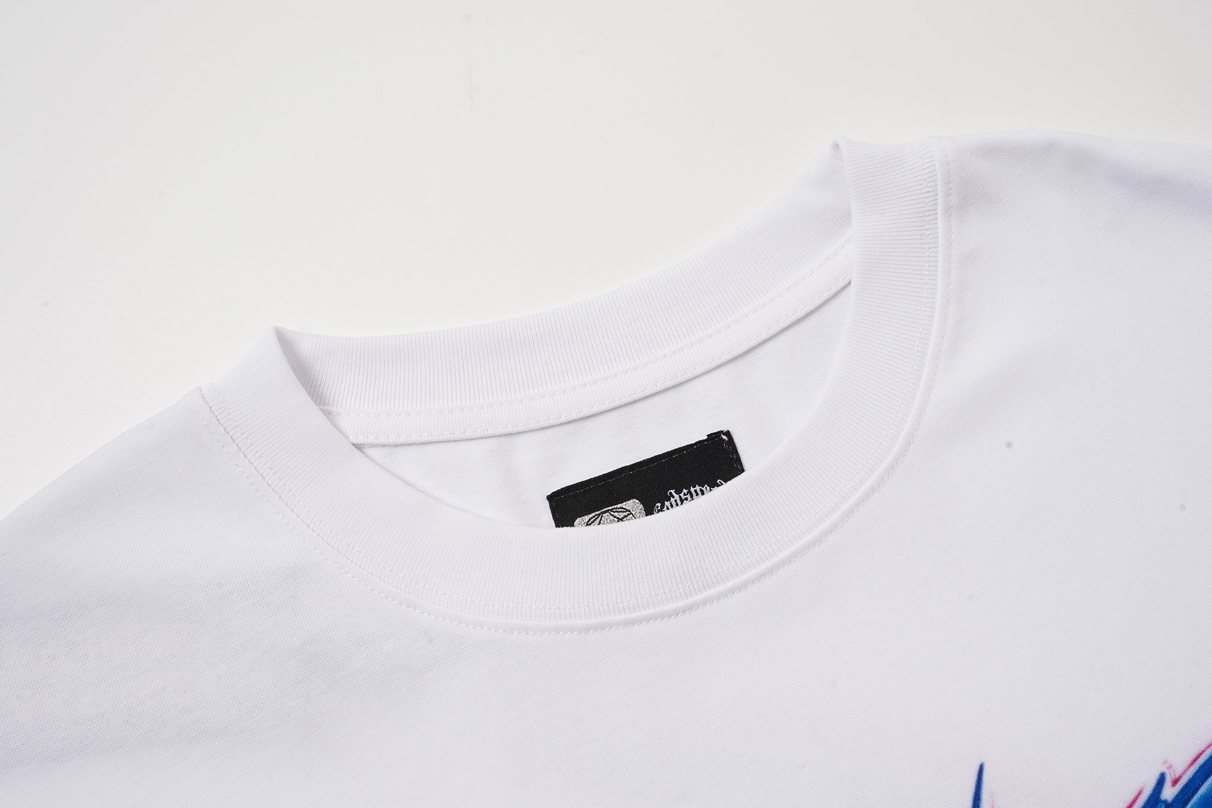 Godspeed White Retro Sky‑Landscape Graphic T‑Shirt