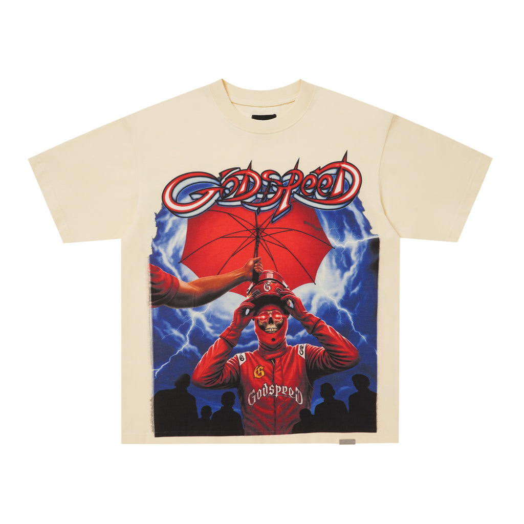 Godspeed Retro Figure Graphic Short‑Sleeve T‑Shirt